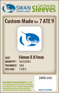 Koszulki na karty Swan Panasia 56x87 mm thin (cienkie) 160 sztuk