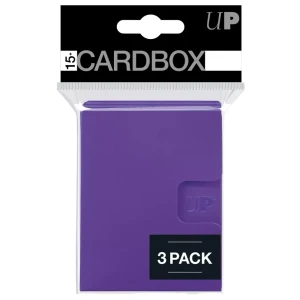 Pudełko na karty Ultra-Pro: PRO 15+ Card Box (3 sztuki): Purple