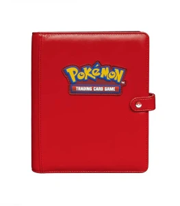 Klaser Ultra-Pro: Pokémon 4-Pocket Premium Snap Binder - Red