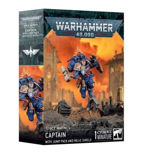 Space Marines: Captain with Jump Pack and Relic Shield (Warhammer 40,000)