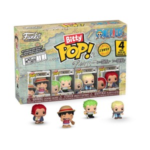 Funko Bitty POP One Piece: 4-Pack Luffy