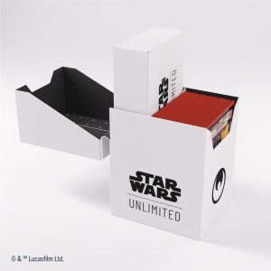 Pudełko na karty Gamegenic Star Wars Unlimited: Soft Crate - White / Black