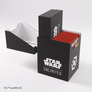 Pudełko na karty Gamegenic Star Wars Unlimited: Soft Crate - Black / White