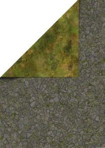Mata gumowa dwustronna: Zamkowy Bruk 30”x22” / 76x56 cm