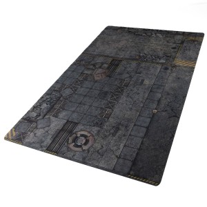Mata gumowa jednostronna: Upadłe Miasto 100 x 60 cm / 39"x23,5"