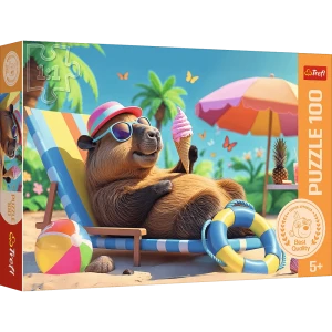 Puzzle 100 Relaxing Capybara Style
