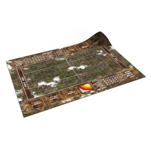 Mata gumowa jednostronna: Blood Bowl - Przedwiośnie - 39" x 34" / 101cm x 86cm