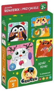 Czuczu: Puzzle - Reniferek i przyjaciele 2+