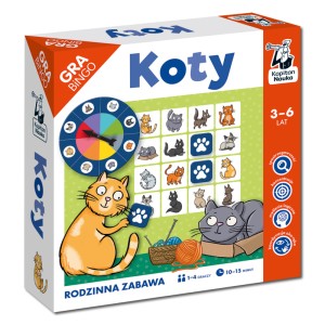 Kapitan Nauka: Koty. Gra bingo