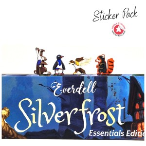 Meeple Stickers: zestaw naklejek do Everdell Silverfrost