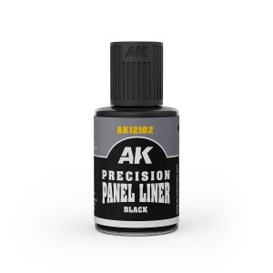 AK Interactive: Precision Paneliner - Black - 30ml