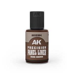 AK Interactive: Precision Paneliner - Dark Brown - 30ml