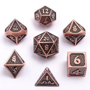 Zestaw kości: Solid Metal Mini Behemoth - Ancient Copper