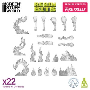 Green Stuff World: Special Effects - Magiczne płomienie (22 elementy)