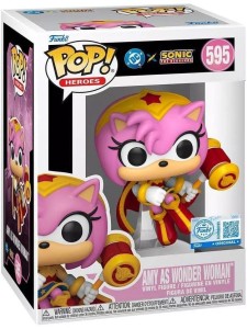 Funko POP DC x Sonic the Hedgehog: Amy as Wonder Woman