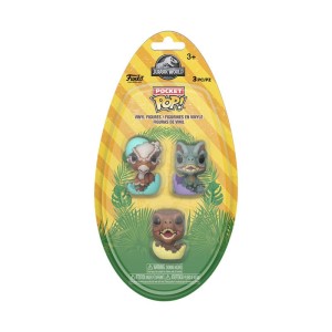 Funko POP Jurasic Park Pocket - Easter Egg 3-Pack Dinos