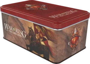 War of the Ring: The Card Game – Shadow Card Box and Sleeves (Red Bannerman)