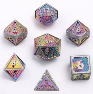 Zestaw kości: Metal Mini Behemoth - Brushed Rainbow
