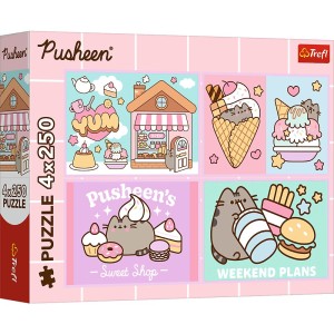 4x250 Puzzle Meet Pusheen