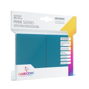 Koszulki na karty Gamegenic: Prime CCG (64x89 mm) - Blue - 100 sztuk