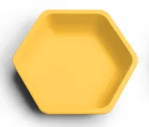 Board Geek Fox: Sześciokątna tacka na tokeny - Budget Version - żółta