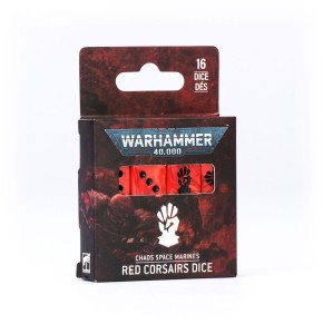Chaos Space Marines: Red Corsairs Dice (Warhammer 40,000)