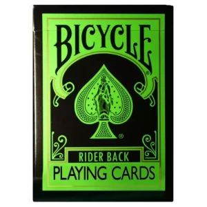 Karty do gry Bicycle: Rider Back Reverse (zielone i czarne)