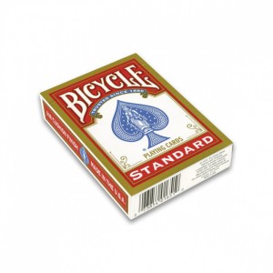 Karty do gry Bicycle: Standard Gold - czerwone