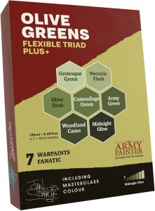 Army Painter: Flexible Triad PLUS+ - Olive Greens