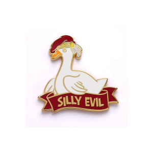 Alternative Alignments Enamel Pin - Silly Evil Goose