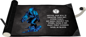 Ultra-Pro: Warhammer 40,000 - Dice Scroll - T'au Empire Codex Aligned (Premium Foil)