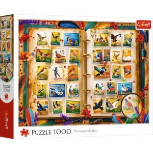 Puzzle 1000 Stamp Collection - Bird Atlas