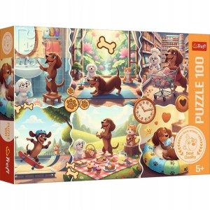 Puzzle 100 Dachshund's Long Day