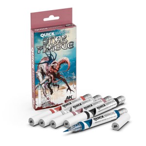 AK Interactive Quick Markers - Star Plague (5 szt.)