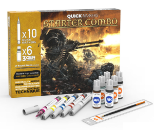 AK Interactive Quick Markers - Starter Combo Set