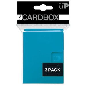 Pudełko na karty Ultra-Pro: PRO 15+ Card Box (3 sztuki): Light Blue