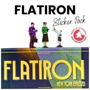 Meeple Stickers: zestaw naklejek do Flatiron