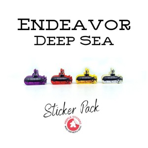 Meeple Stickers: zestaw naklejek do  Endeavor: Deep Sea