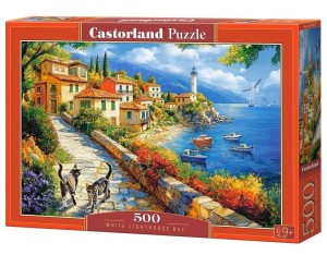 Puzzle 500 White Lighthouse Bay