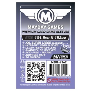 Koszulki na karty Mayday Premium XXL Super Large 101,5x153 mm 50 sztuk