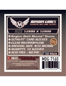 Koszulki na karty Mayday Premium 52x52mm 50 sztuk