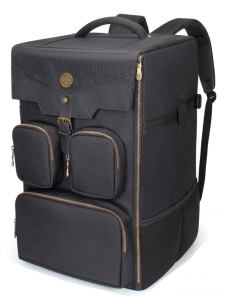 Enhance - Collapsible Board Game Tower Backpack - Black