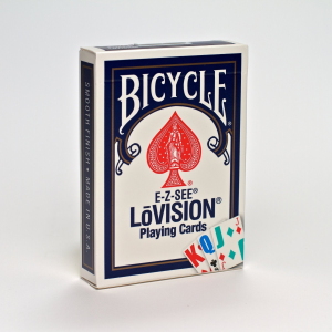 Karty do gry Bicycle: E-Z-SEE LoVision - blue