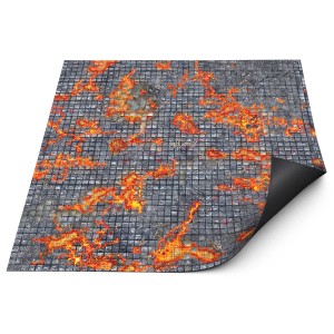 Green Stuff World: Mata neoprenowa - Lavaforge Dungeon Tiles 120x120cm