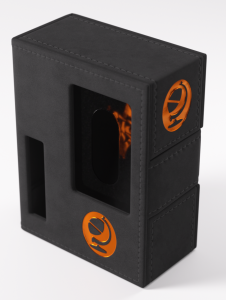 Pudełko na karty Gamegenic: Deck Tome - Seeker - Black-Orange