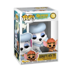 Funko POP Disney: Oliver & Company - POP & Buddy - Georgette with Tito