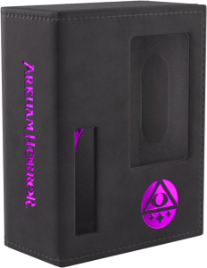 Pudełko na karty Gamegenic: Arkham Horror - Investigator Deck Tome - Mystic (Black-Purple)