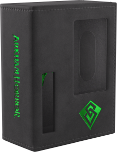 Pudełko na karty Gamegenic: Arkham Horror - Investigator Deck Tome - Rogue (Black-Green)