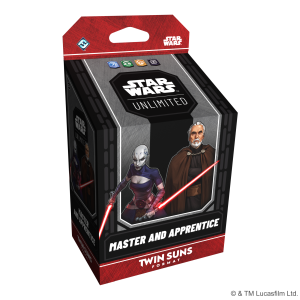 Star Wars: Unlimited Card Game - Twin Suns Format - Master and Apprentice - Dooku and Asajj