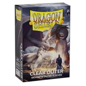 Card sleeves Dragon Shield Matte - Clear Outer - 100 pcs